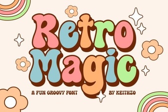 Retro Magic Font Design Ideas and Uses