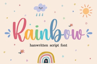 Rainbow Font Design Ideas for Creative Projects